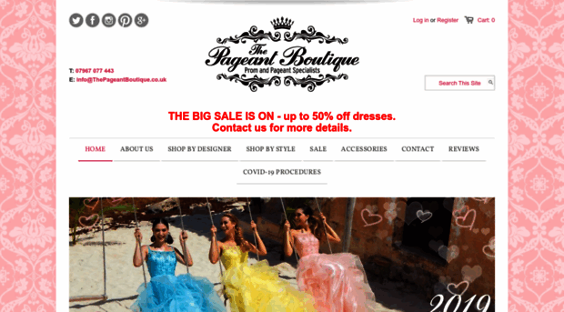 thepageantboutique.co.uk