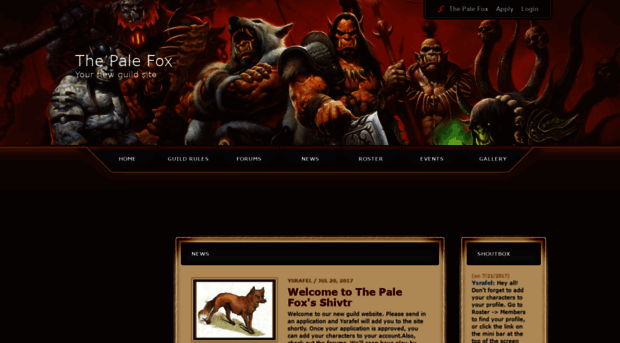 thepalefox.shivtr.com