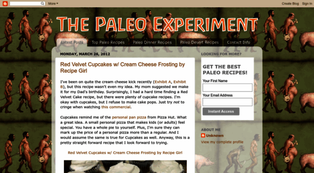 thepaleoexperiment.blogspot.com