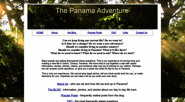 thepanamaadventure.com