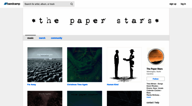 thepaperstars.bandcamp.com