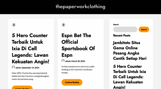 thepaperworkclothing.com