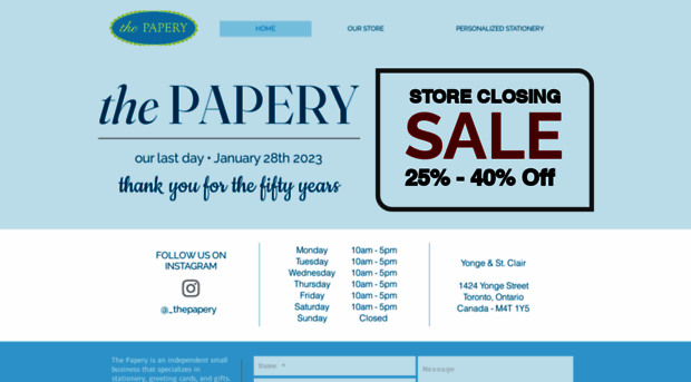 thepaperytoronto.com