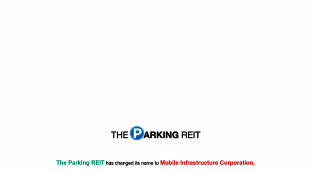 theparkingreit.com