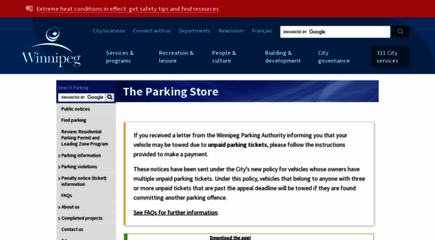 theparkingstore.winnipeg.ca