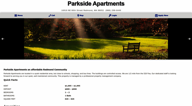 theparksideapartments.com