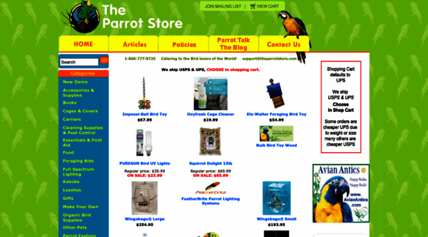 theparrotstore.com