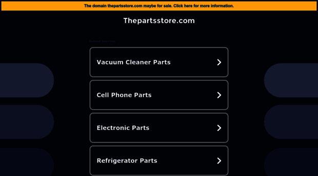 thepartsstore.com