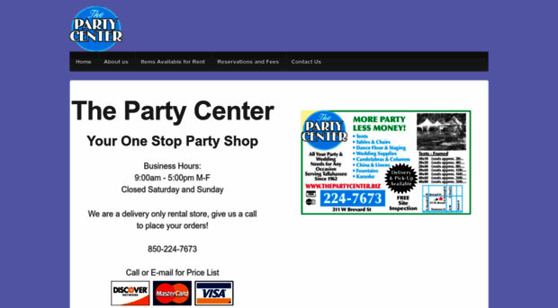 thepartycenter.biz