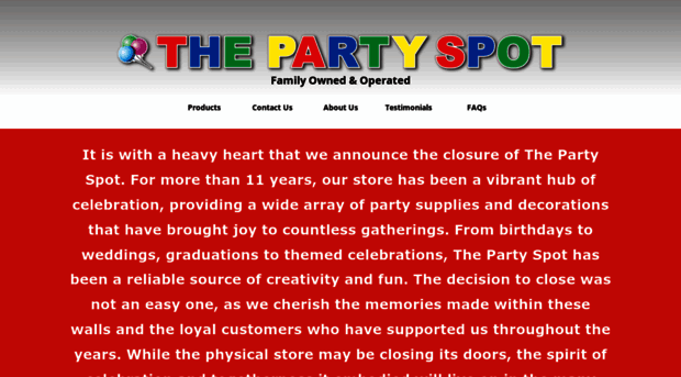 thepartyspotonline.com