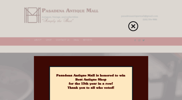 thepasadenaantiquemall.com