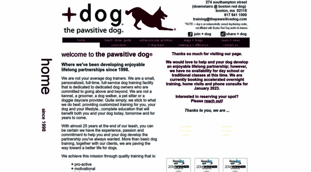 thepawsitivedog.com