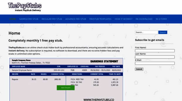 thepaystubs.co