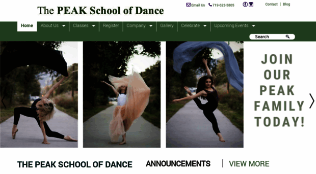 thepeakschoolofdance.com