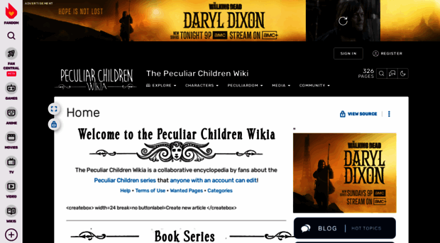 thepeculiarchildren.fandom.com