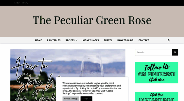 thepeculiargreenrose.com