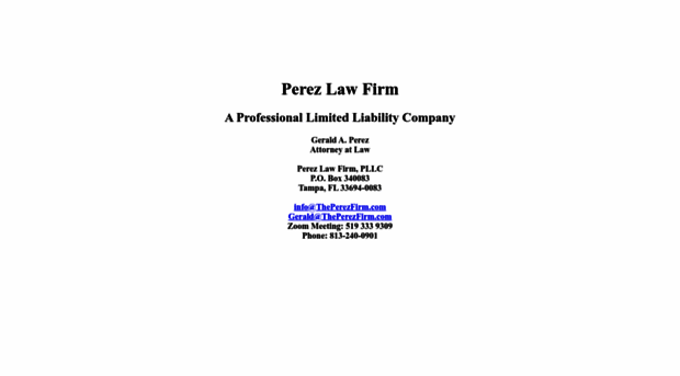 theperezfirm.com