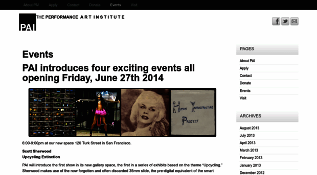 theperformanceartinstitute.org