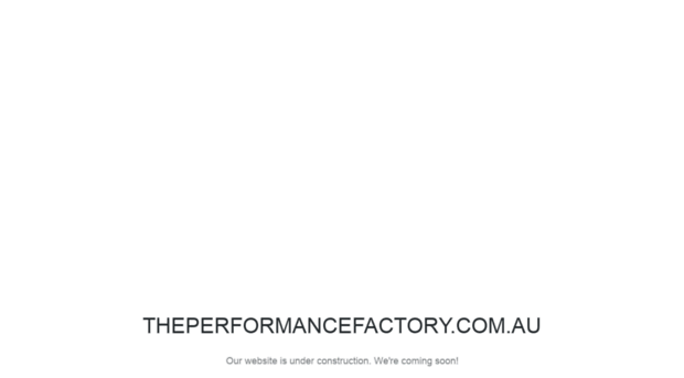 theperformancefactory.com.au
