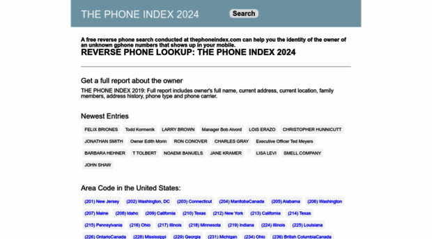 thephoneindex.com