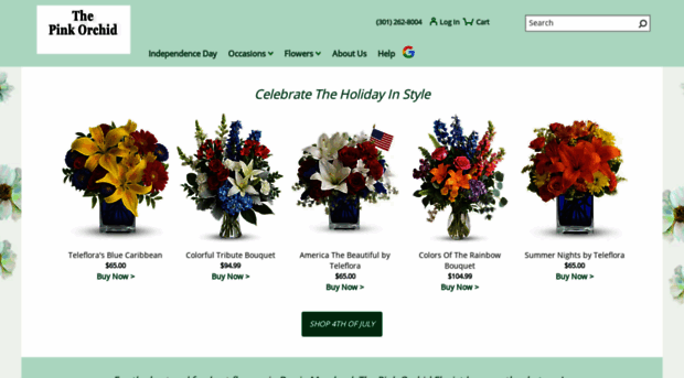 thepinkorchidfloristmd.com