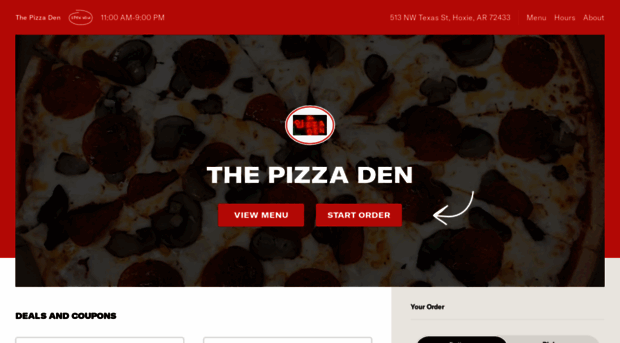 thepizzadenmenu.com