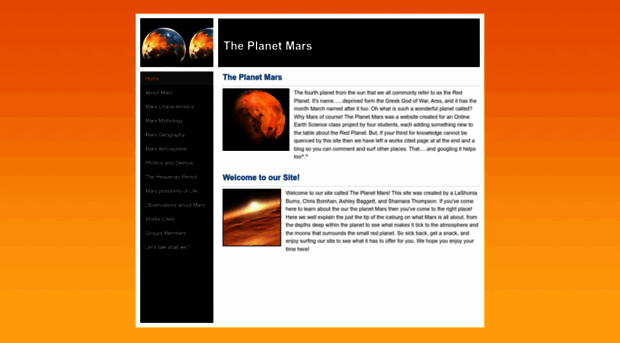 theplanetmars.weebly.com