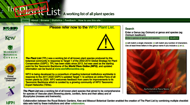 theplantlist.net