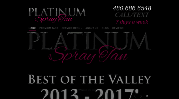 theplatinumspraytan.com