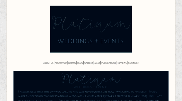 theplatinumwedding.com