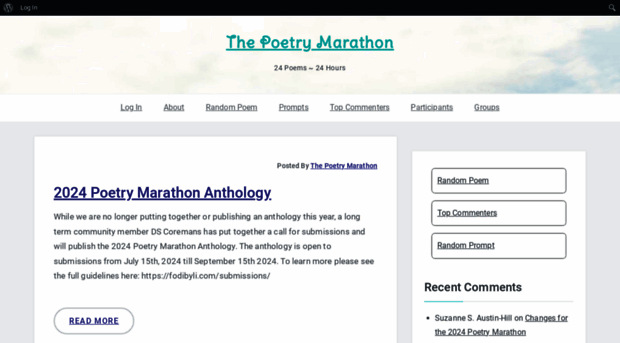 thepoetrymarathon.com