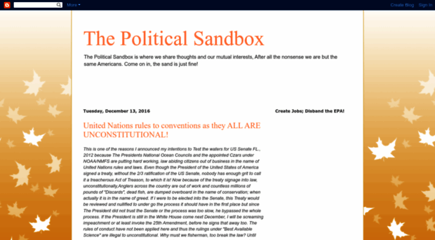 thepoliticalsandbox.blogspot.com