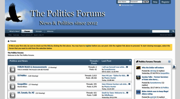 thepoliticsforums.com