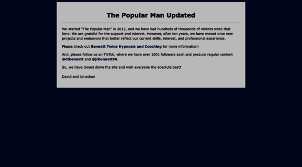 thepopularman.com