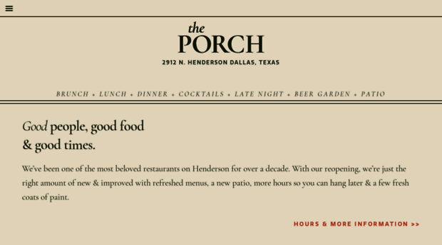 theporchrestaurant.com