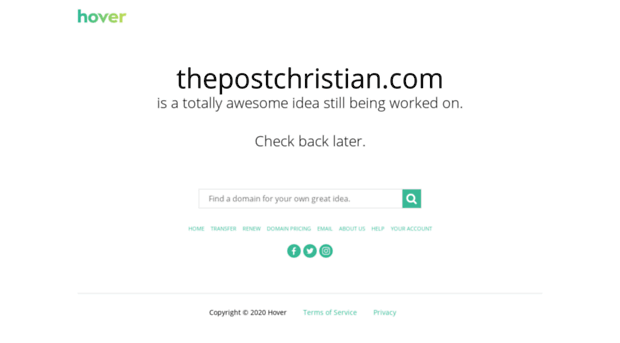 thepostchristian.com