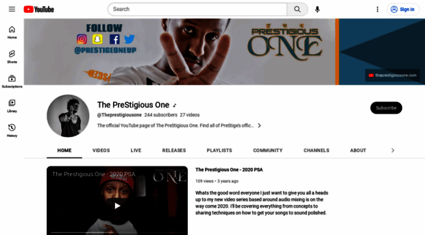 theprestigiousone.com