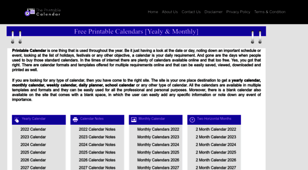 theprintablecalendars.com