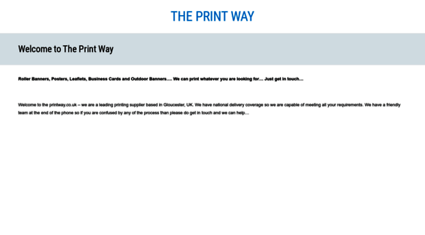 theprintway.co.uk