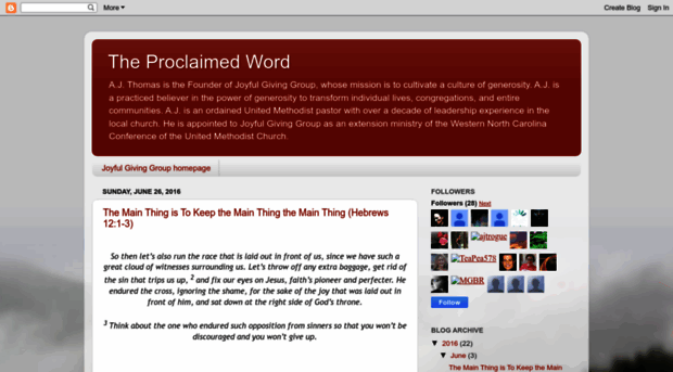 theproclaimedword.blogspot.com