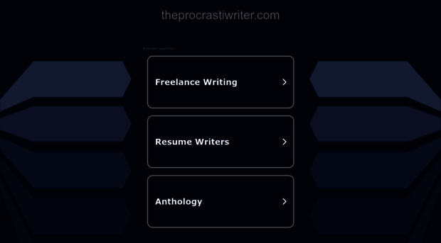 theprocrastiwriter.com