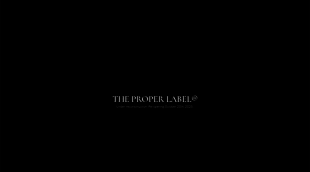 theproperlabel.us