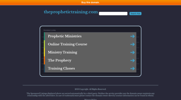 theprophetictraining.com