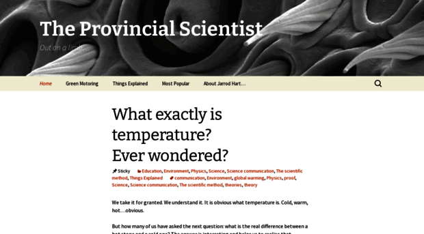 theprovincialscientist.com