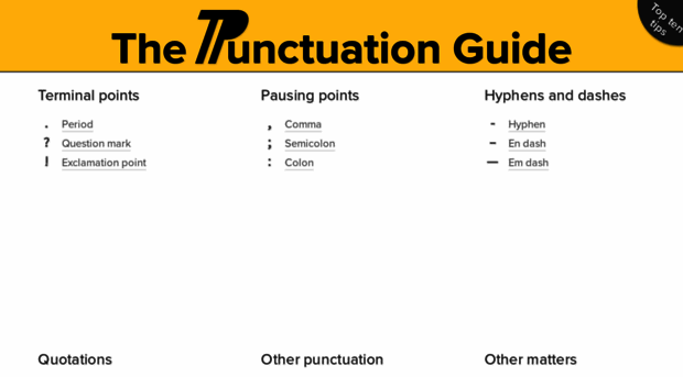 thepunctuationguide.com