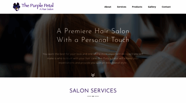 thepurplepetalsalon.com