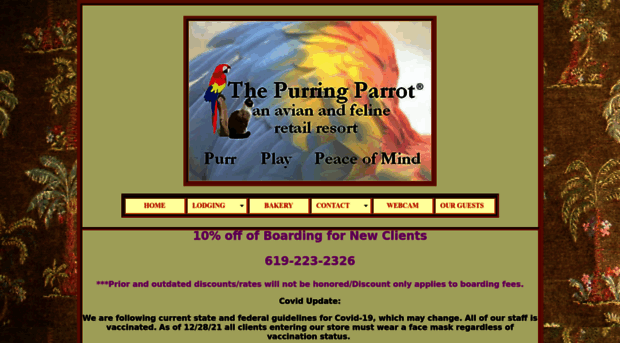 thepurringparrot.com