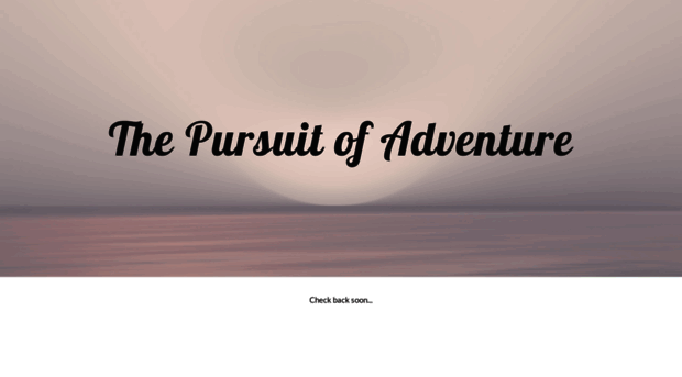 thepursuitofadventure.com