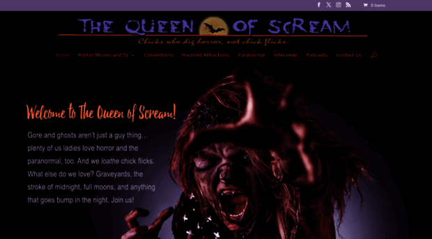 thequeenofscream.com