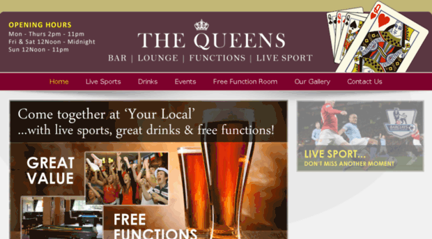 thequeensbredbury.com